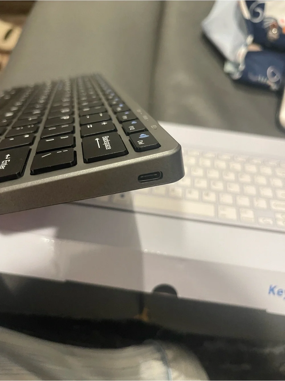 Slim Wireless Keyboard and Mouse Combo - Black and Silver